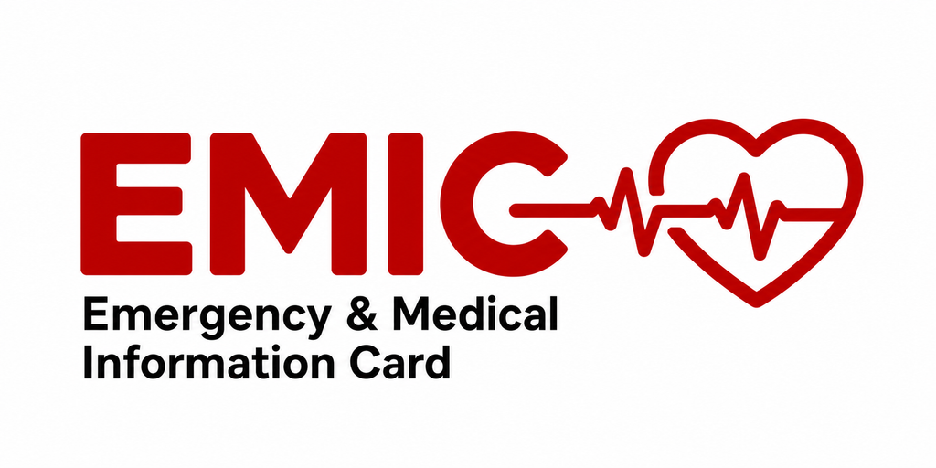 EMIC - Emergency & Medical Information Card
“An all‑in‑one card that provides fast access to your medications, emergency contacts, vehicle details, and essential information when it matters most.”